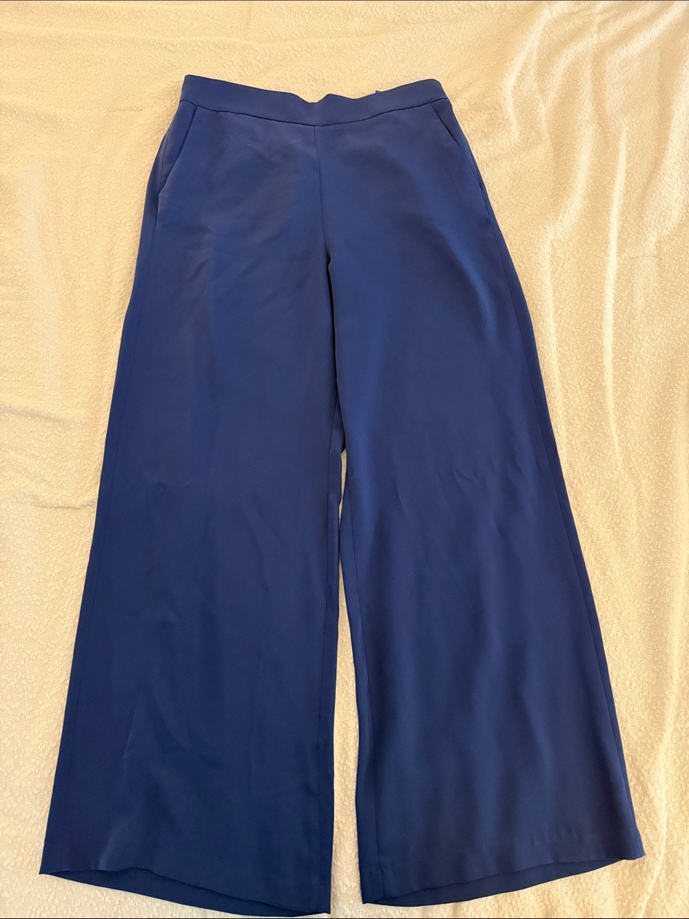 Nine West pull on Wide Leg Navy Women's Pants